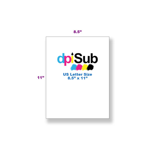 dpiSub 8.5″ x 11″ Sublimation Paper 120gsm (100 Sheets